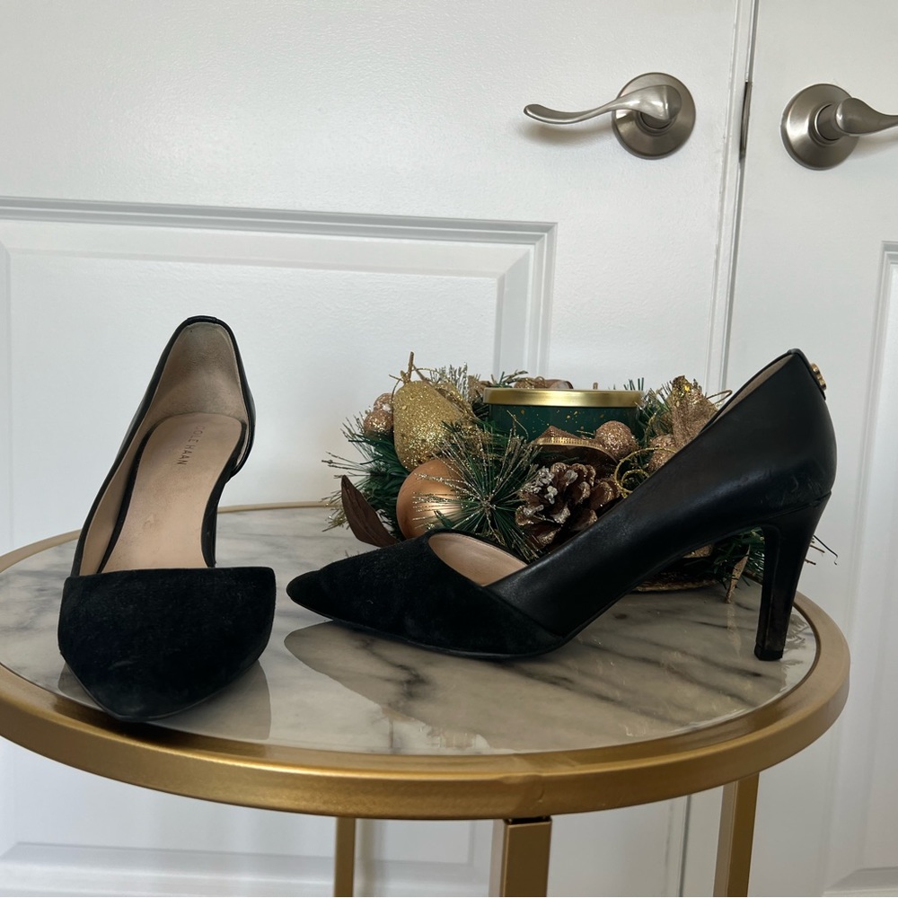 Cole Haan Rendon W08485 Suede Leather d'Orsay Pump